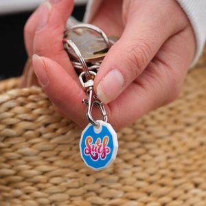 Recycled Eco Trolley Coin Keyrings