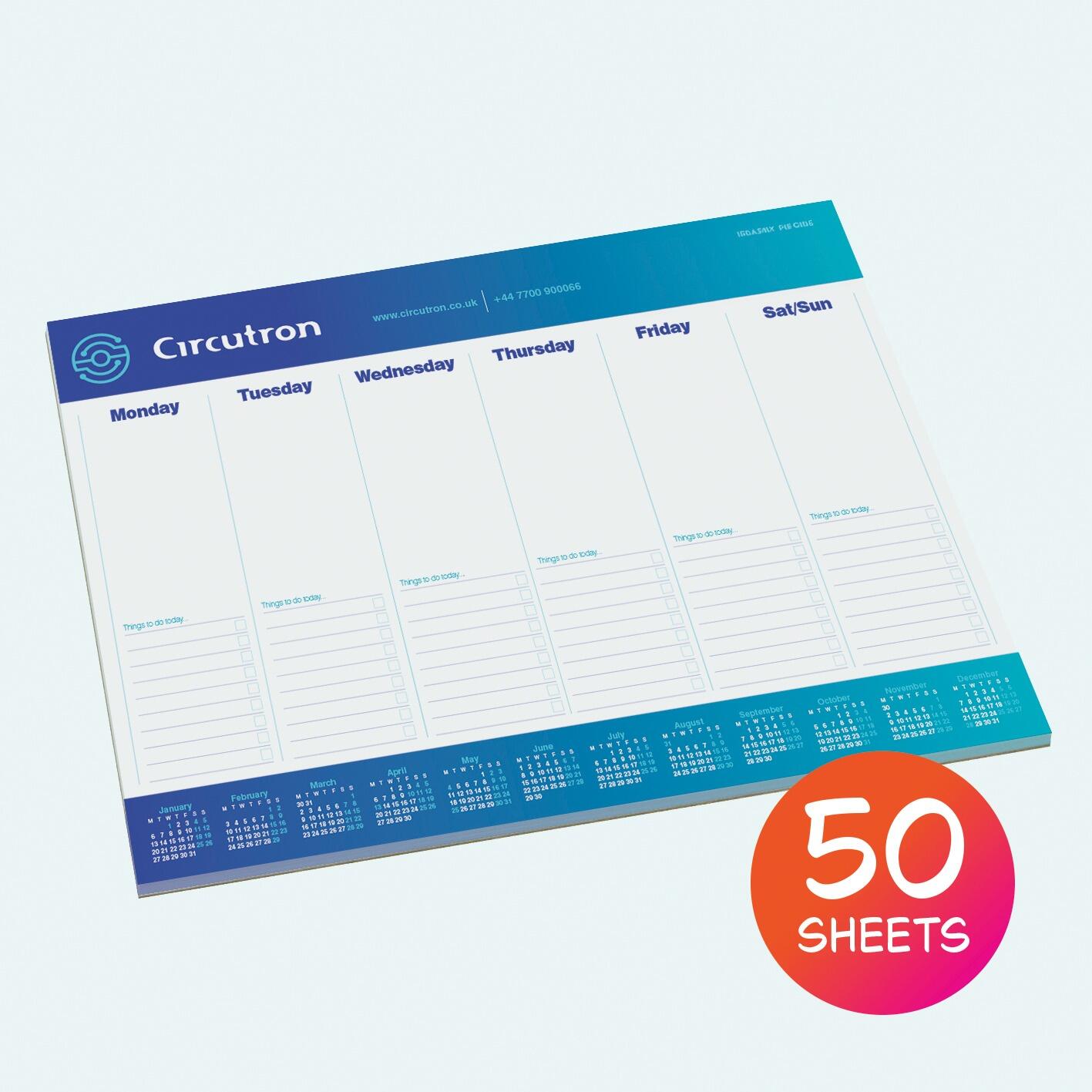 50 Sheet A3 large paper doodle desk pad writing pad notepad for office