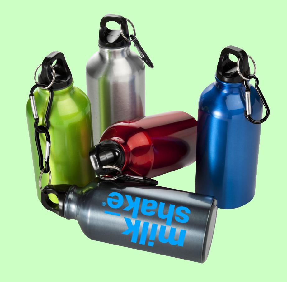 A selection of custom printed lifestyle and sports bottles
