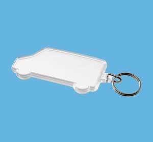 Courier company logo keyring