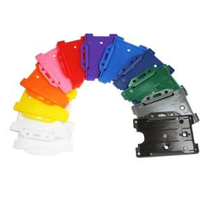 Rigid coloured plastic colour holder
