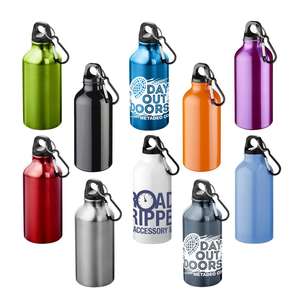 Colour range of 400ml Aluminum Bottles