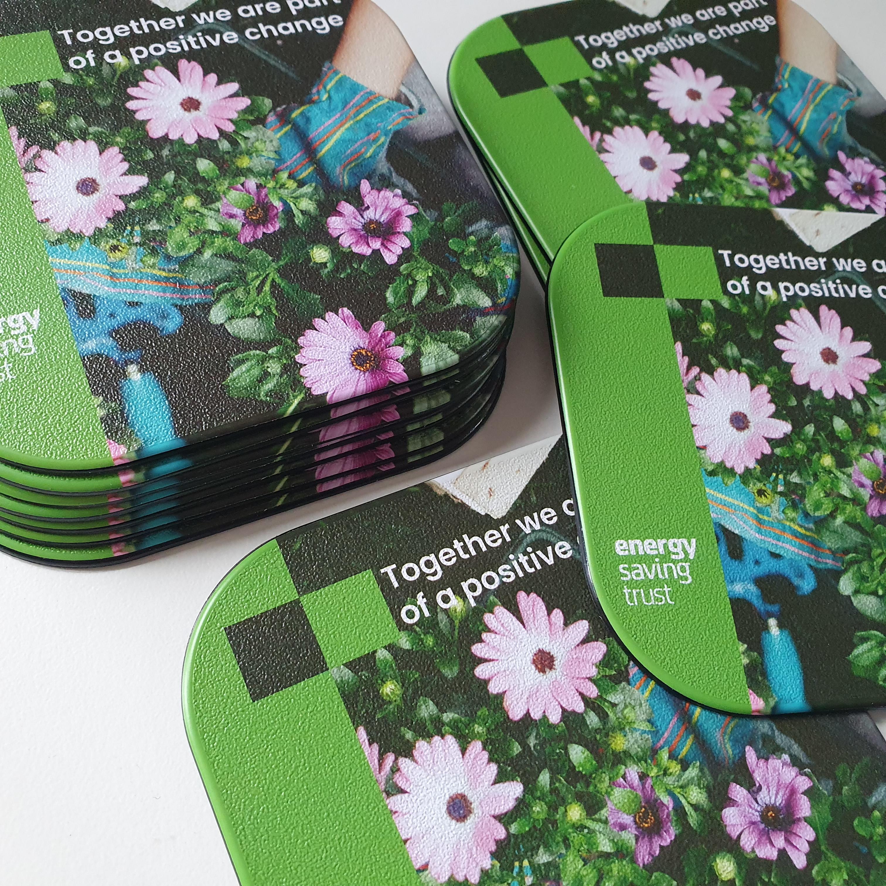 Brite mat full colour recycled coasters