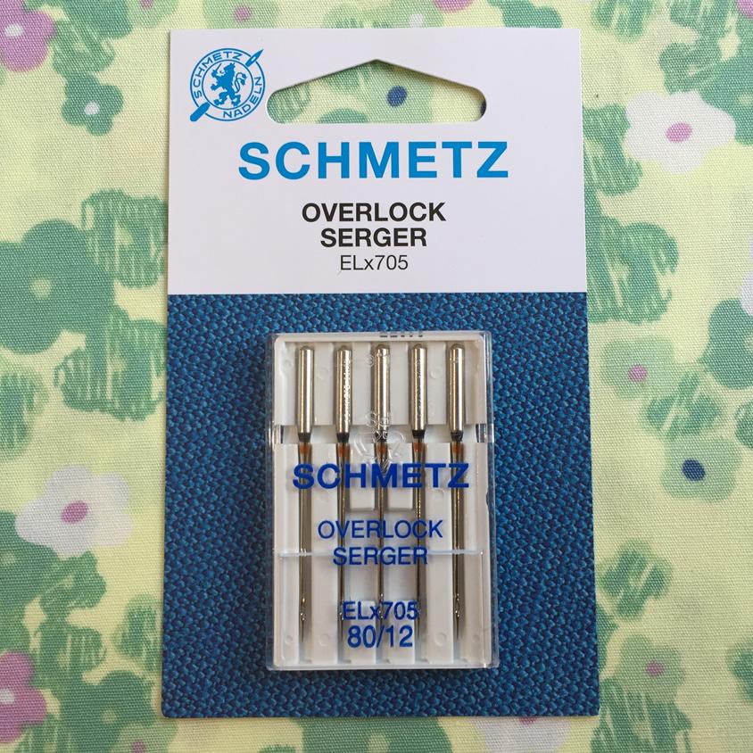 Schmetz Overlock ELx705 Needles with packaging