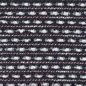 Linton Tweed Black and White Striped Bouclé Fabric