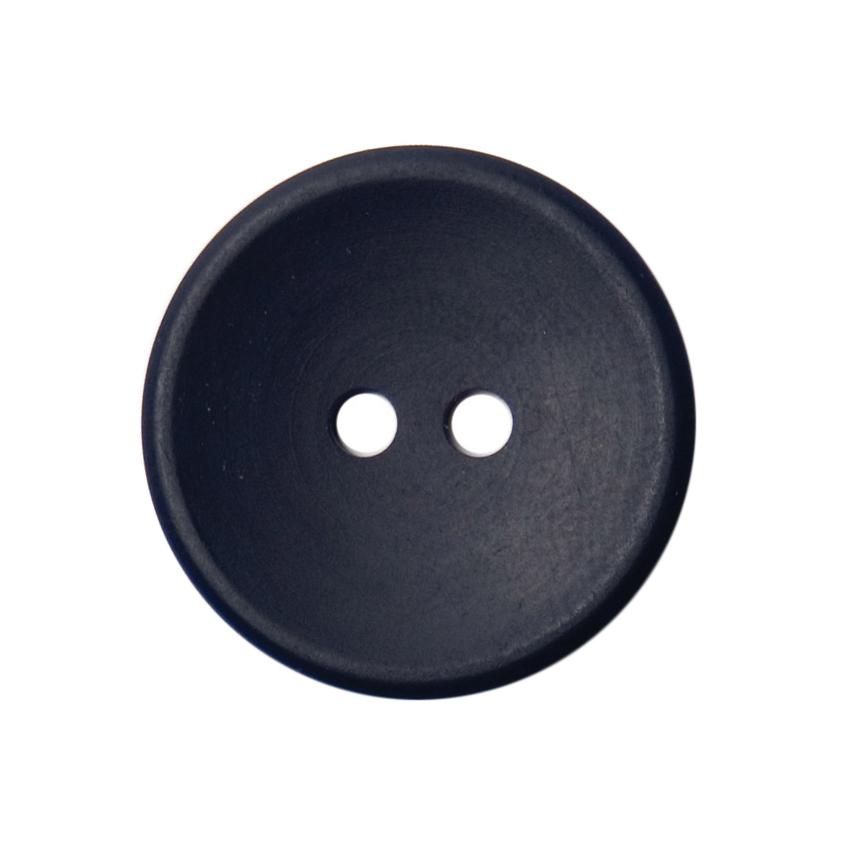 Concave Button Navy 20mm