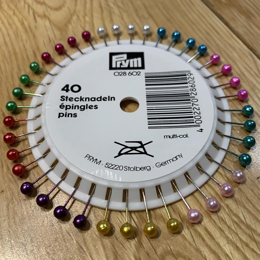 Prym Pearl-headed Pins with packaging
