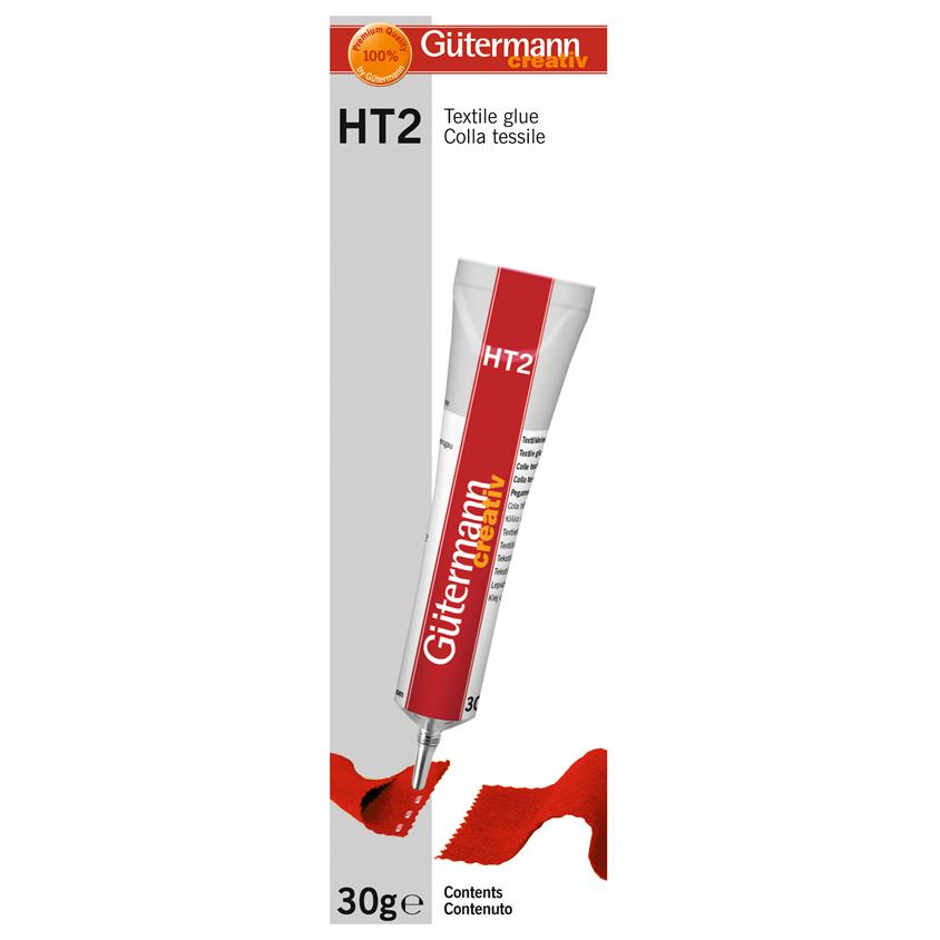 Gutermann HT2 Textile Glue with packaging