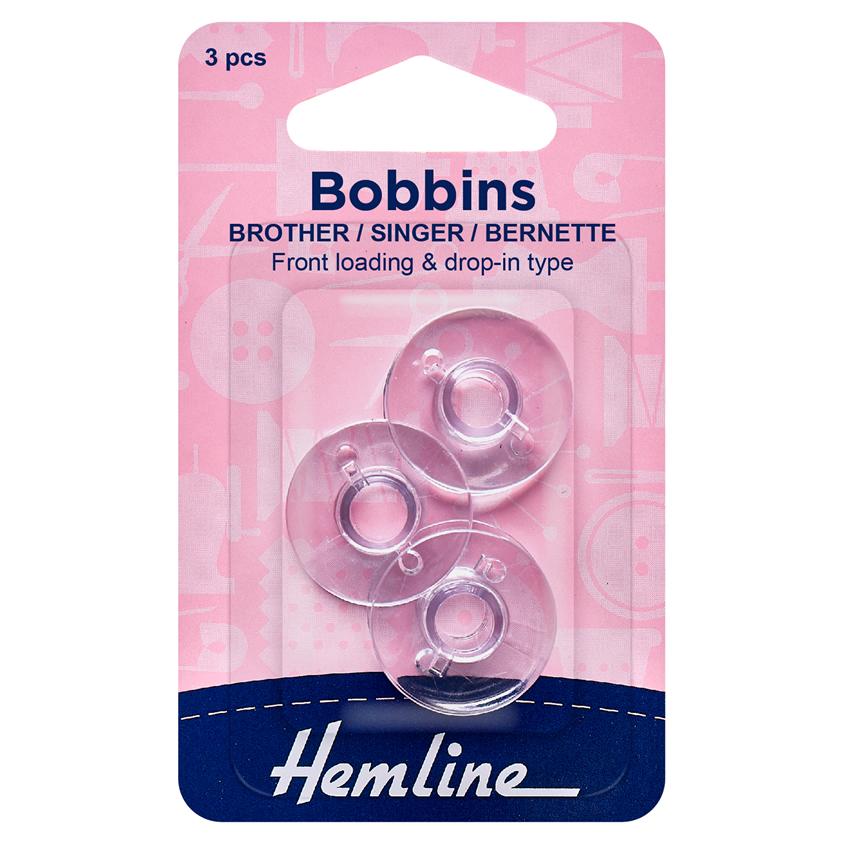 Hemline Bobbins for Brother/Singer/Bernette Machines