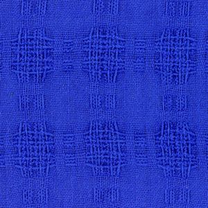 Linton Tweed Colbalt Blue Check Bouclé Fabric