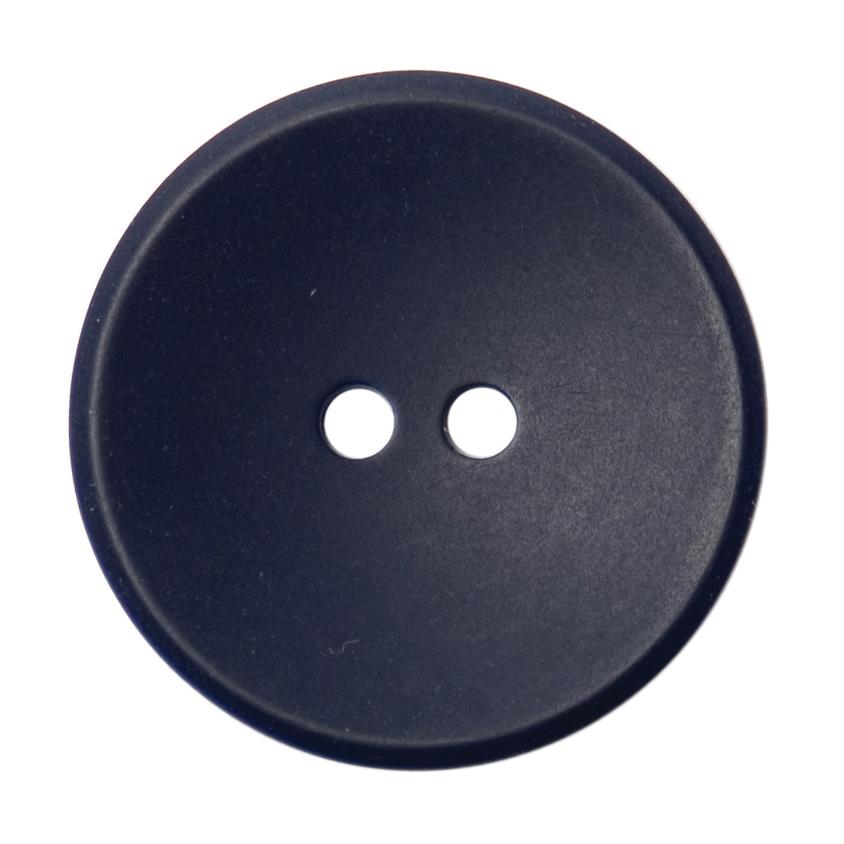 Concave Button Navy 25mm