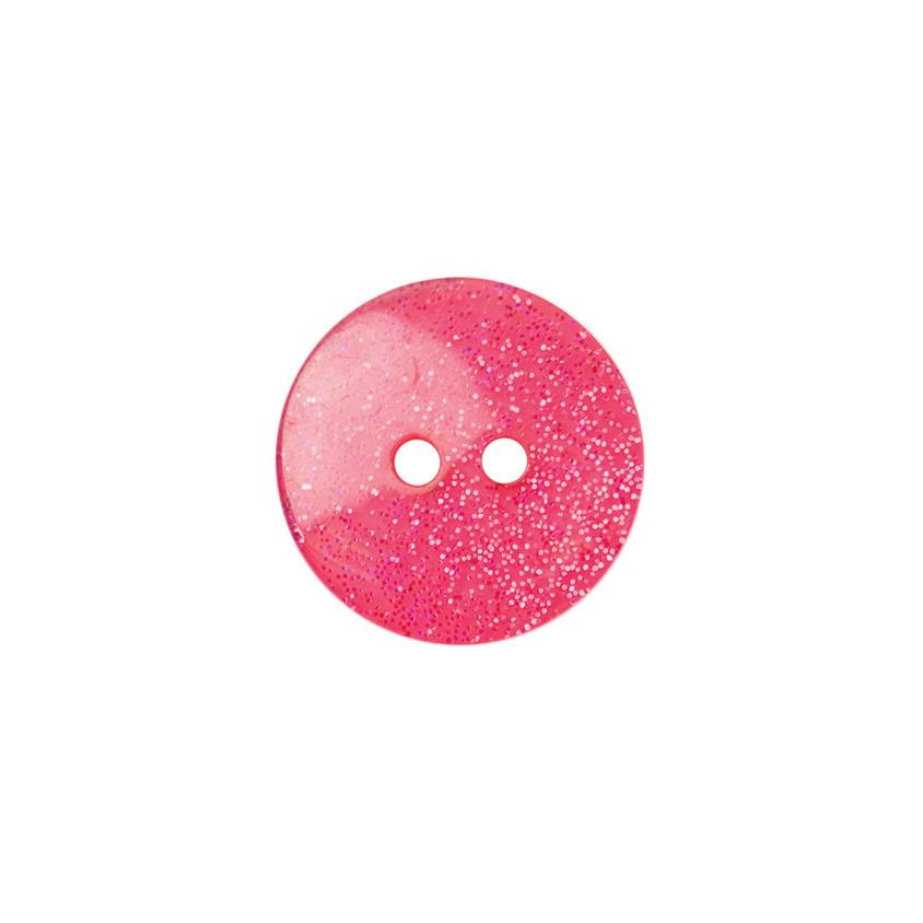 Sparkle Button Shocking Pink