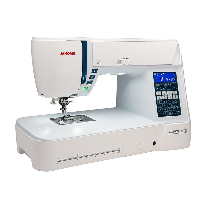 Janome Atelier 6 Sewing Machine at an angle