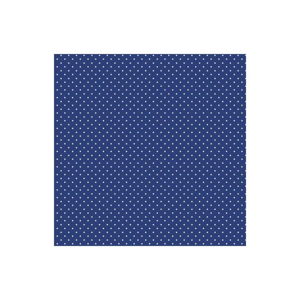 Pin Spot Fabric Royal Blue
