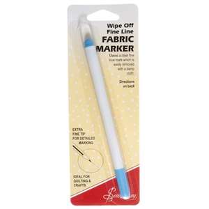 Sew Easy Wipe Off Fine Line Fabric Marker
