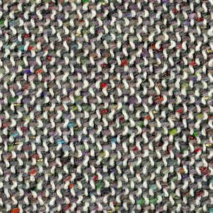Linton Tweed Grey Off White and Multicoloured Bouclé Fabric