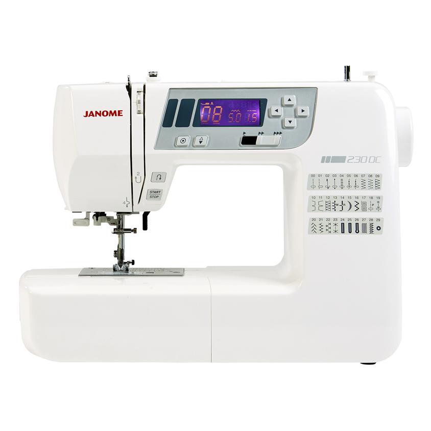 Janome 230DC Sewing Machine Front View