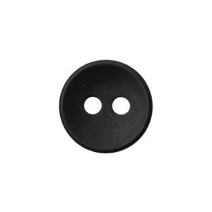 Concave Button Black 15mm