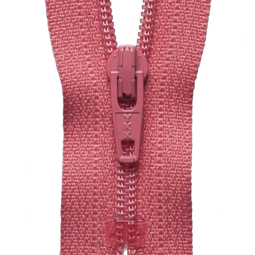 YKK Nylon Zip Colour 338 Coral Pink
