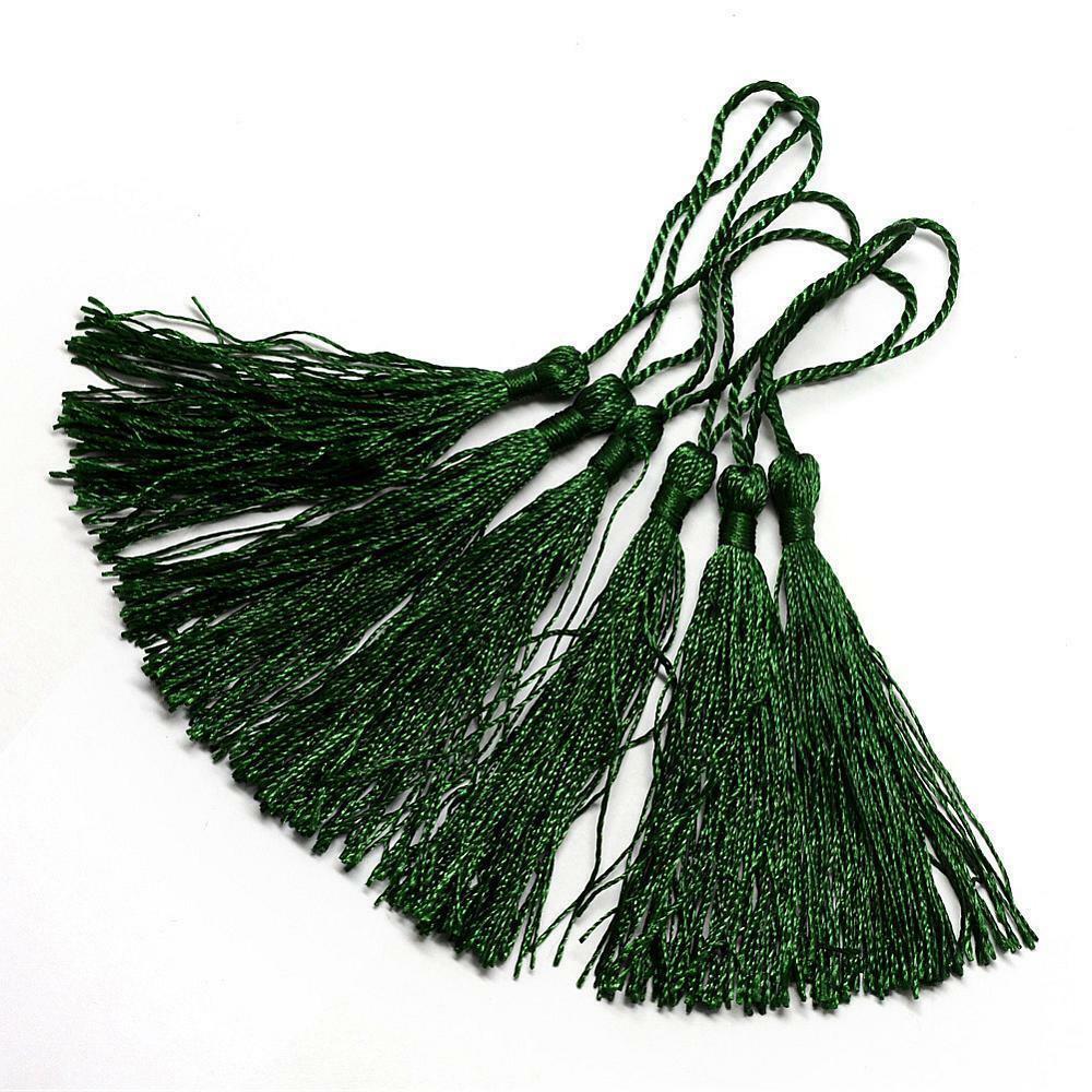 10 to 100 Silky 13.5cm Tassels for Cardmaking Bookmarks or Costume