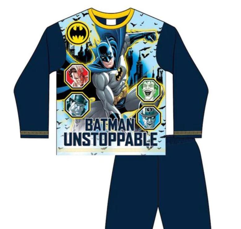 PJ327 - PERSONALISED Batman superhero pyjamas - ANY NAME