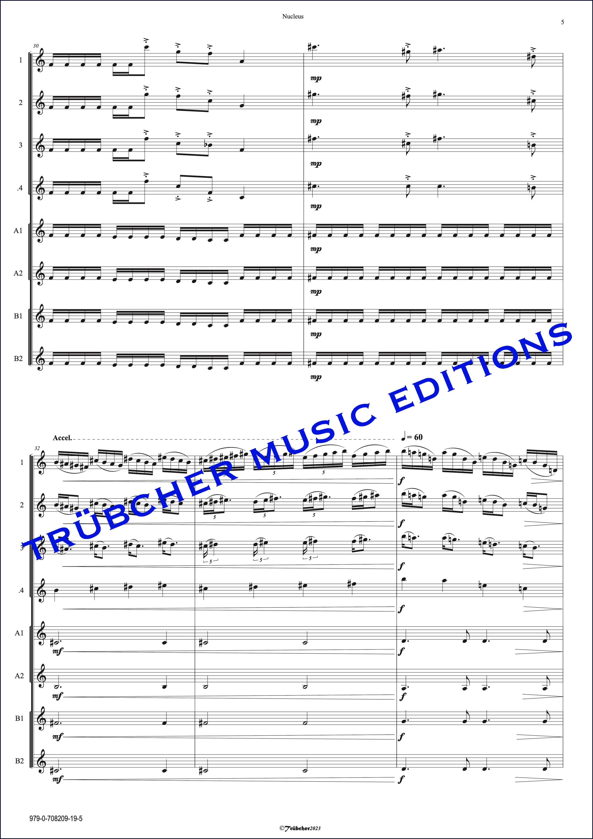 flute choir sheet music