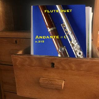 sheet music for flute