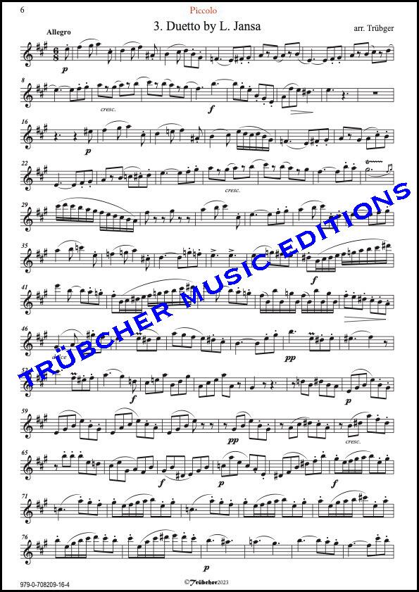flute & piccolo Noten