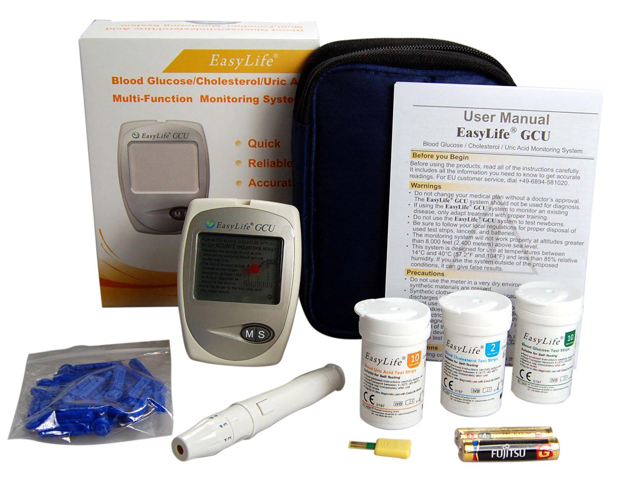 Wholesale Easylife Blood Cholesterol Glucose Uric Acid Meter