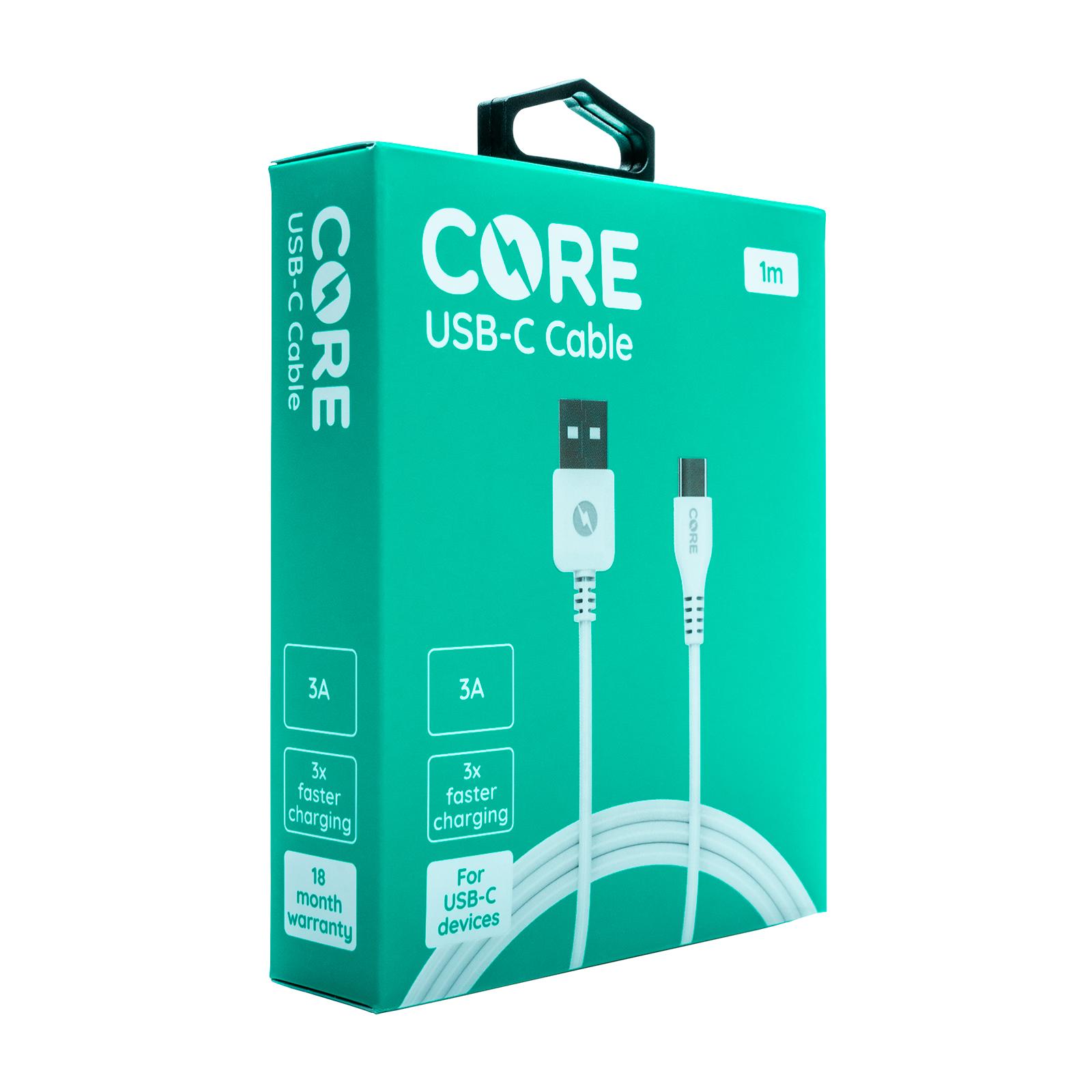 CORE USBC Cable 3A White