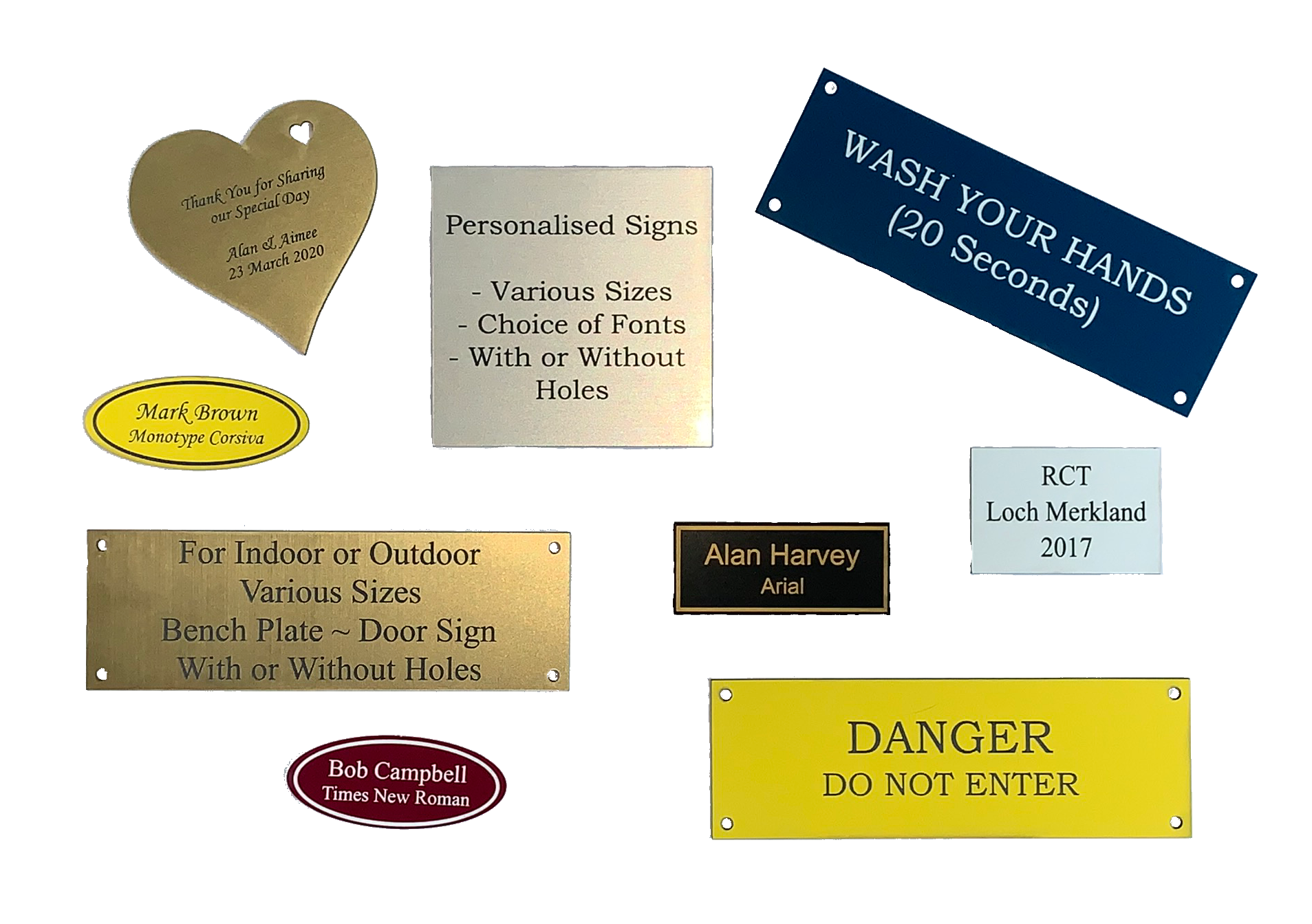 Plastic Signs