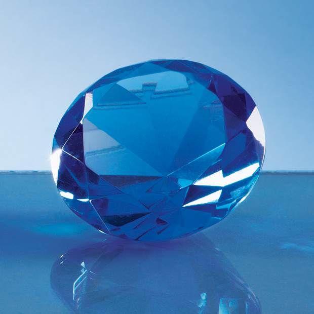 Blue Diamond Paperweight