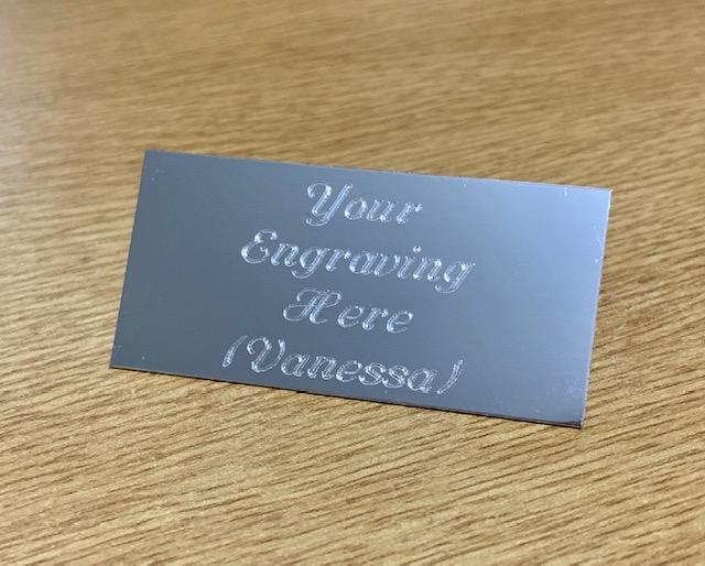 Trophy Plate engraving