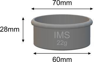Baristapro by IMS 18g Nanotech Precision Portafilter Basket