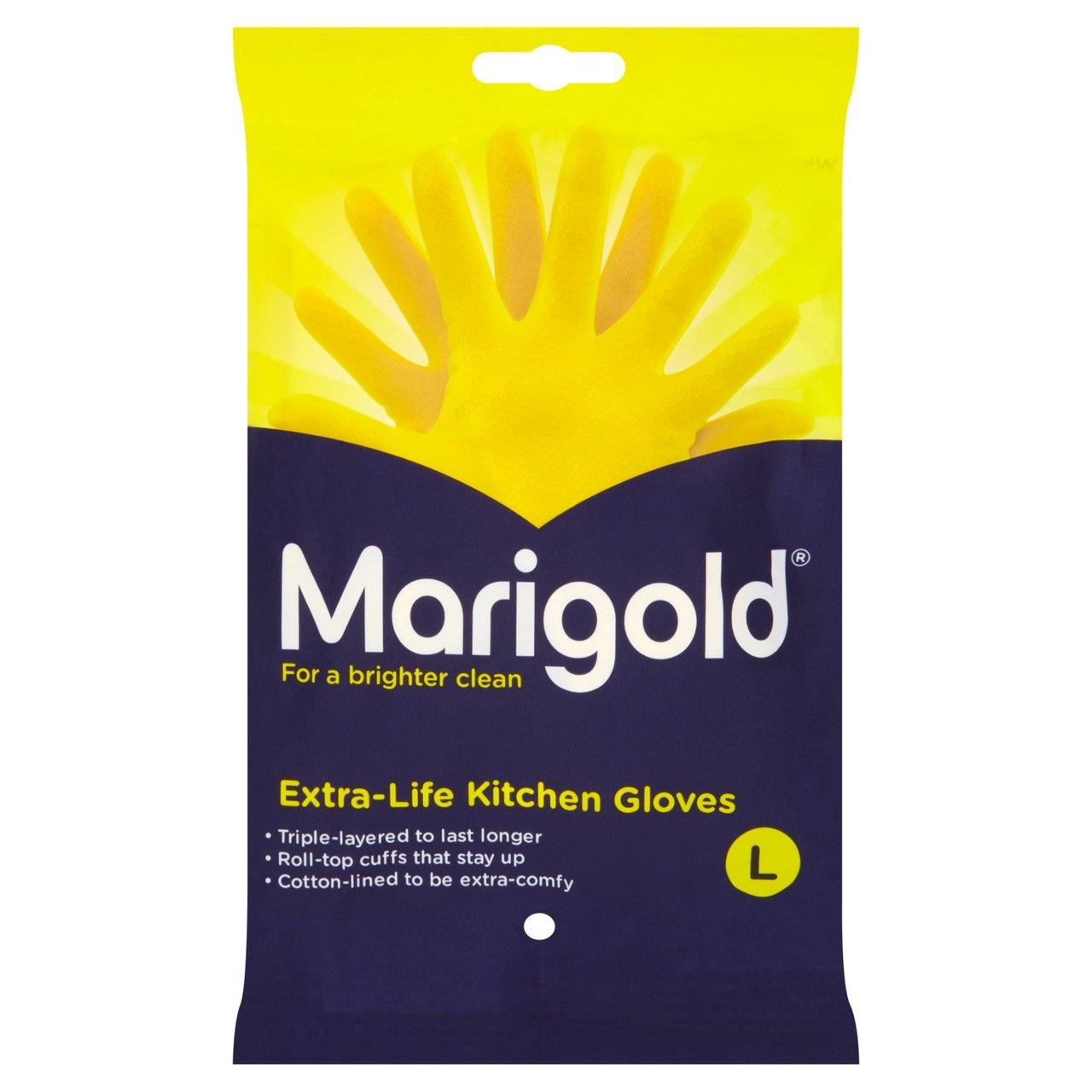MARIGOLD RUBBER GLOVES LARGE