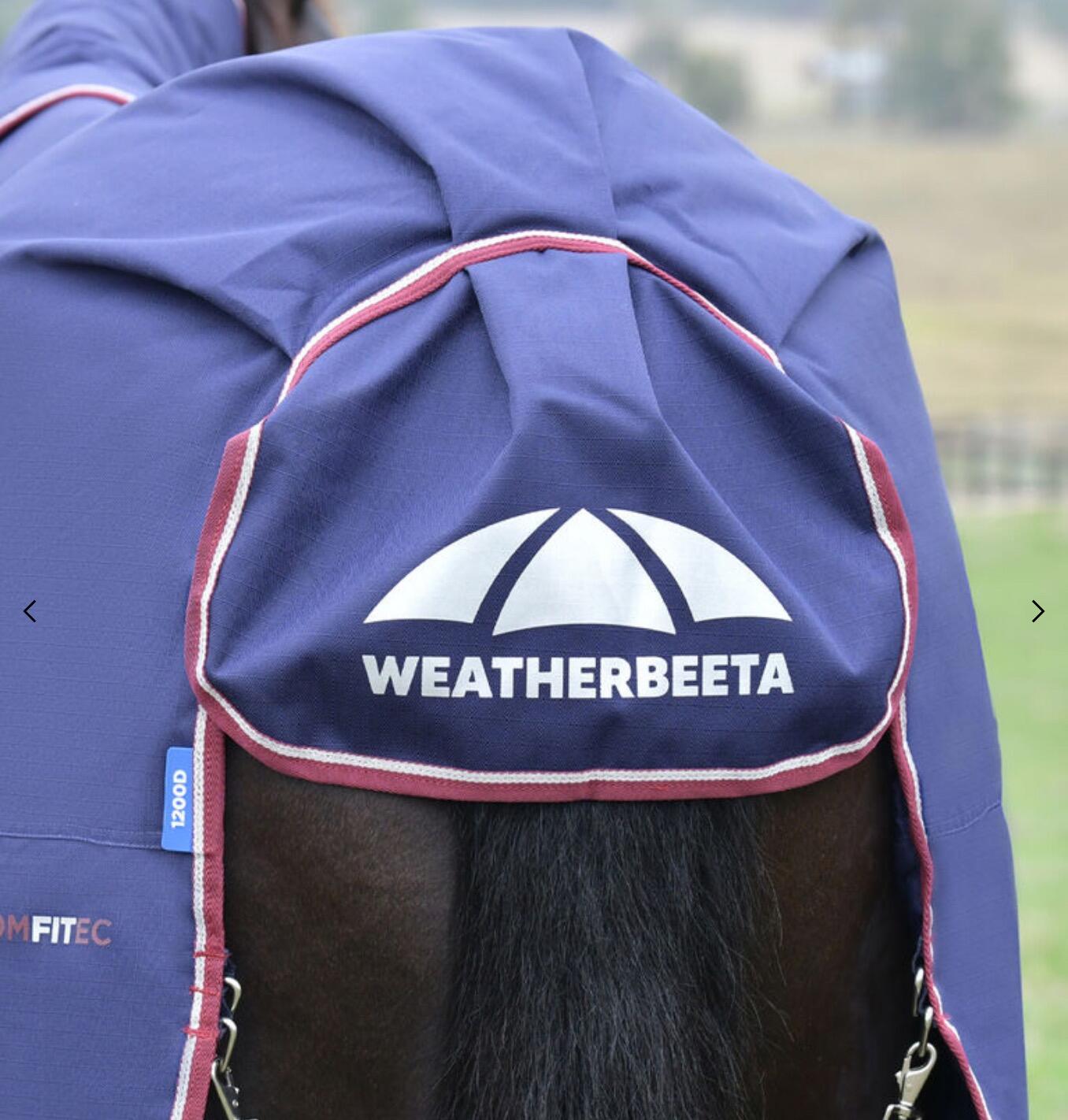 Couverture Cheval WeatherBeeta ComFiTec Essential 1200D Col Fourré Lourd