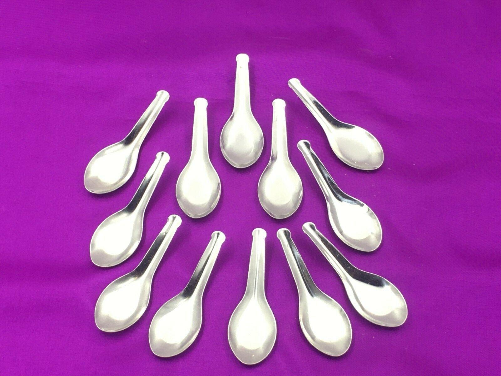 7-Piece Steel Masala Spoon Set For Indian Spice Box – 8.5 Cm – Tin Dabba Spoons