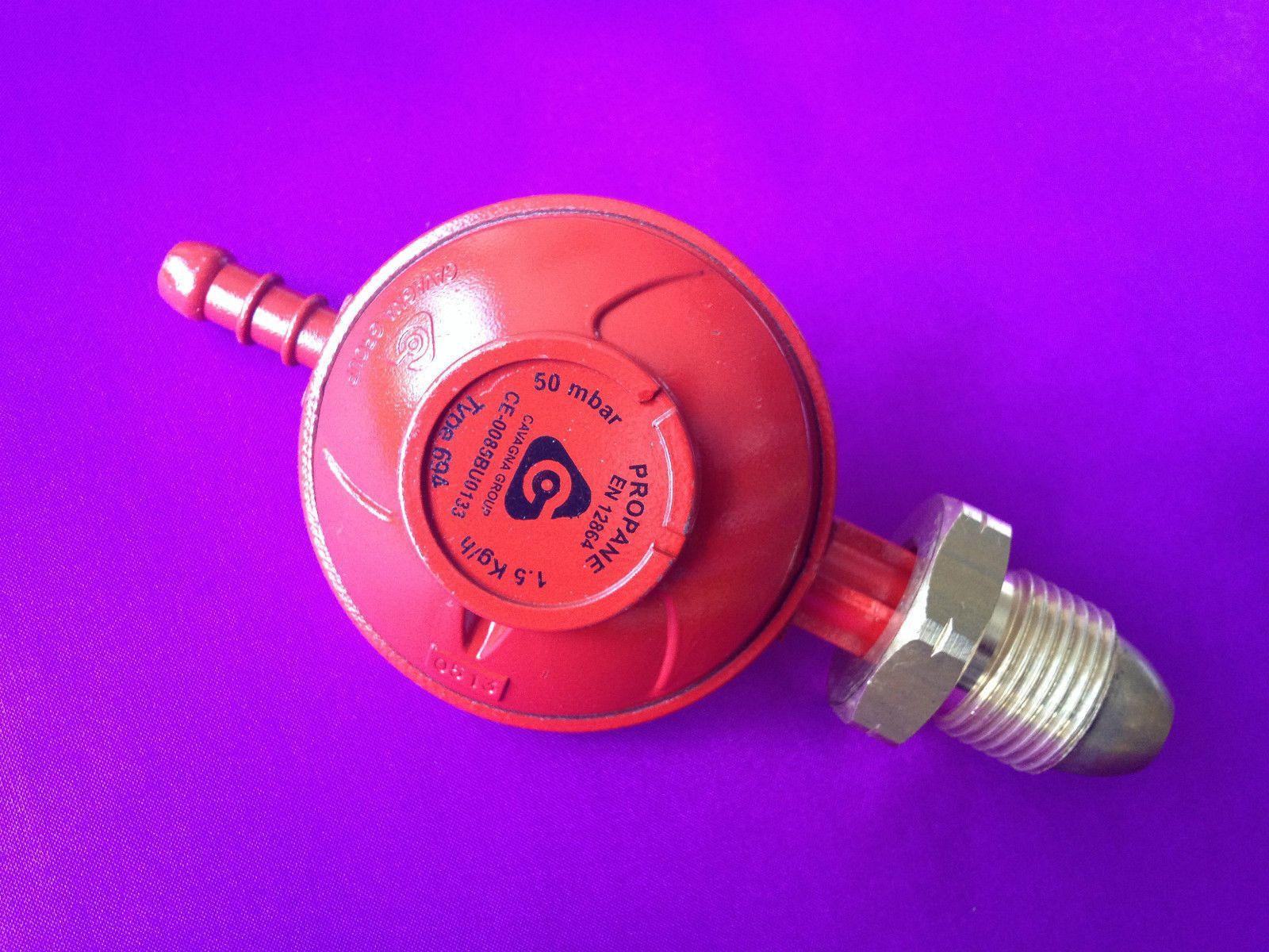 Lpg Propane Gas 50 Mbar Low Pressure Red Regulator Boiling Ring