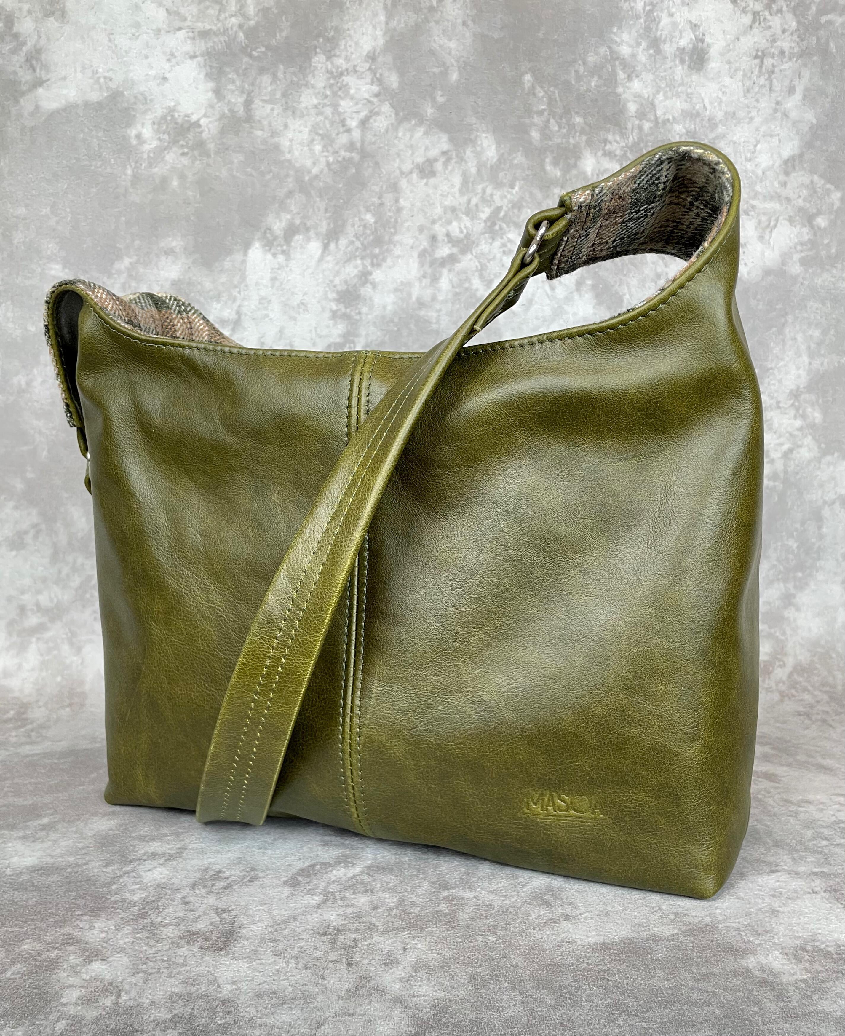 Olive green satchel handbags online