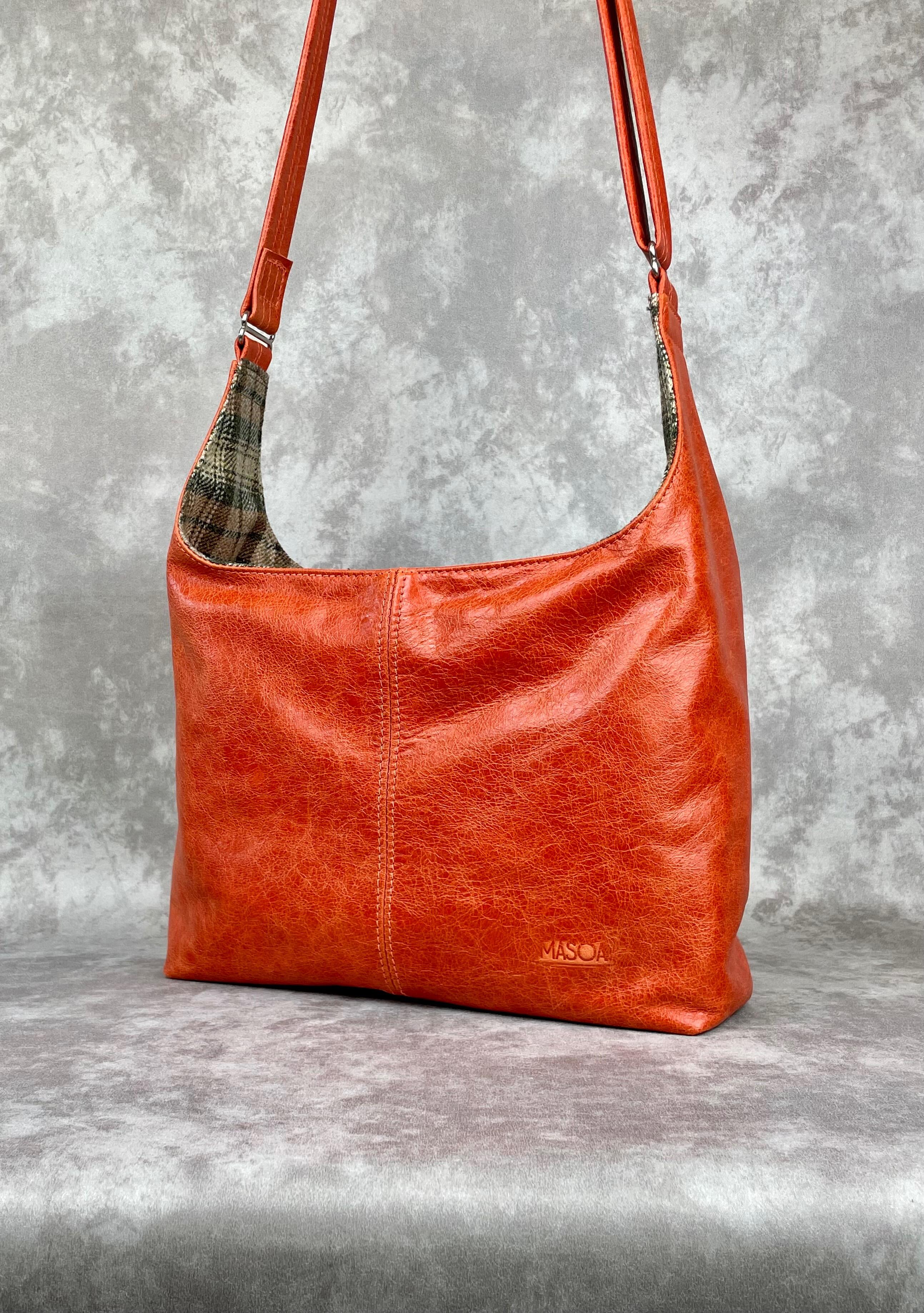 Soft leather boho on sale bag