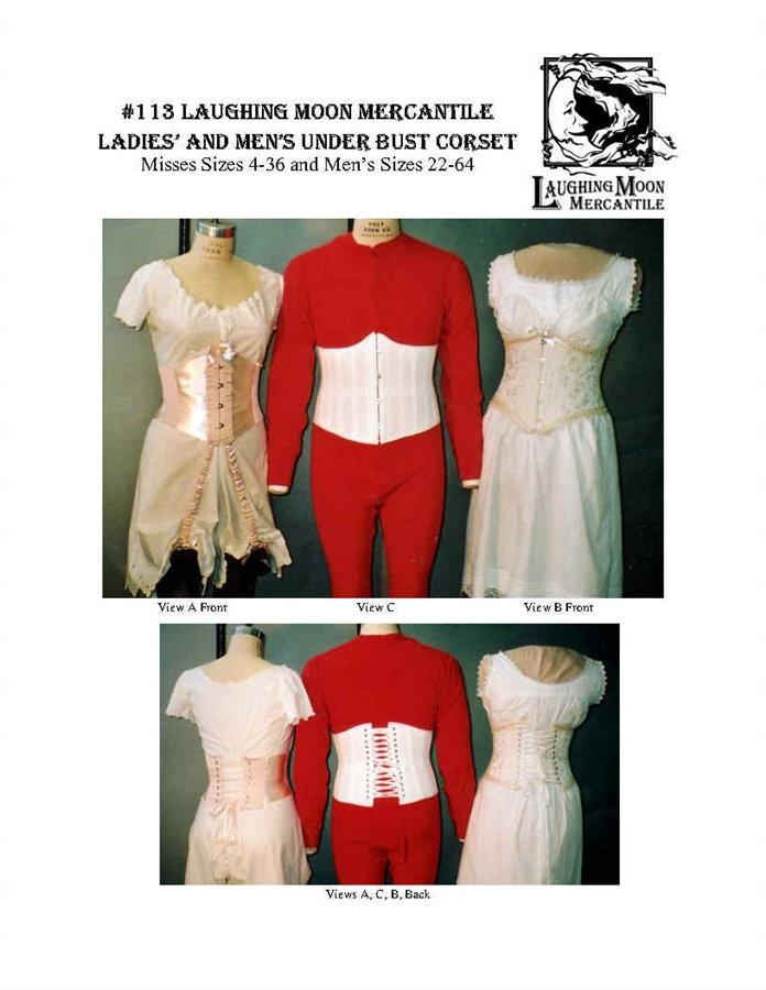 Corset Pattern Charlotte a Caged Under-bust Corset Pattern Size UK