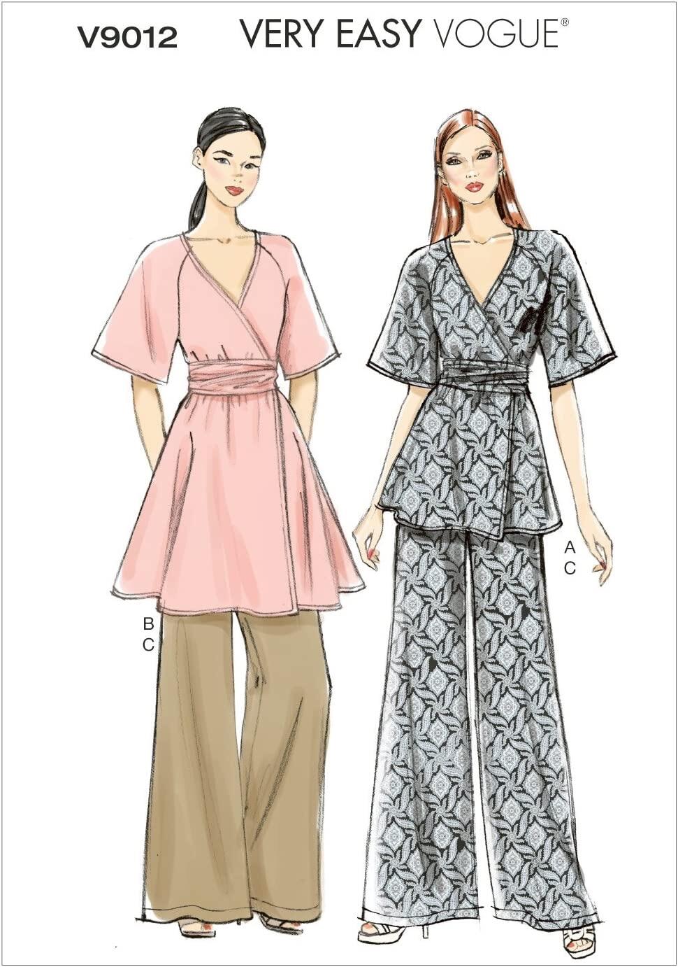 Pattern - Vogue - Marcy Tilton (V8954) - Misses Blouses / Vests, Loose  fitting, 4 styles, each