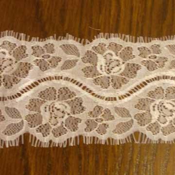 Eyelet Lace - non-stretch - Threaded with satin ribbon (14697