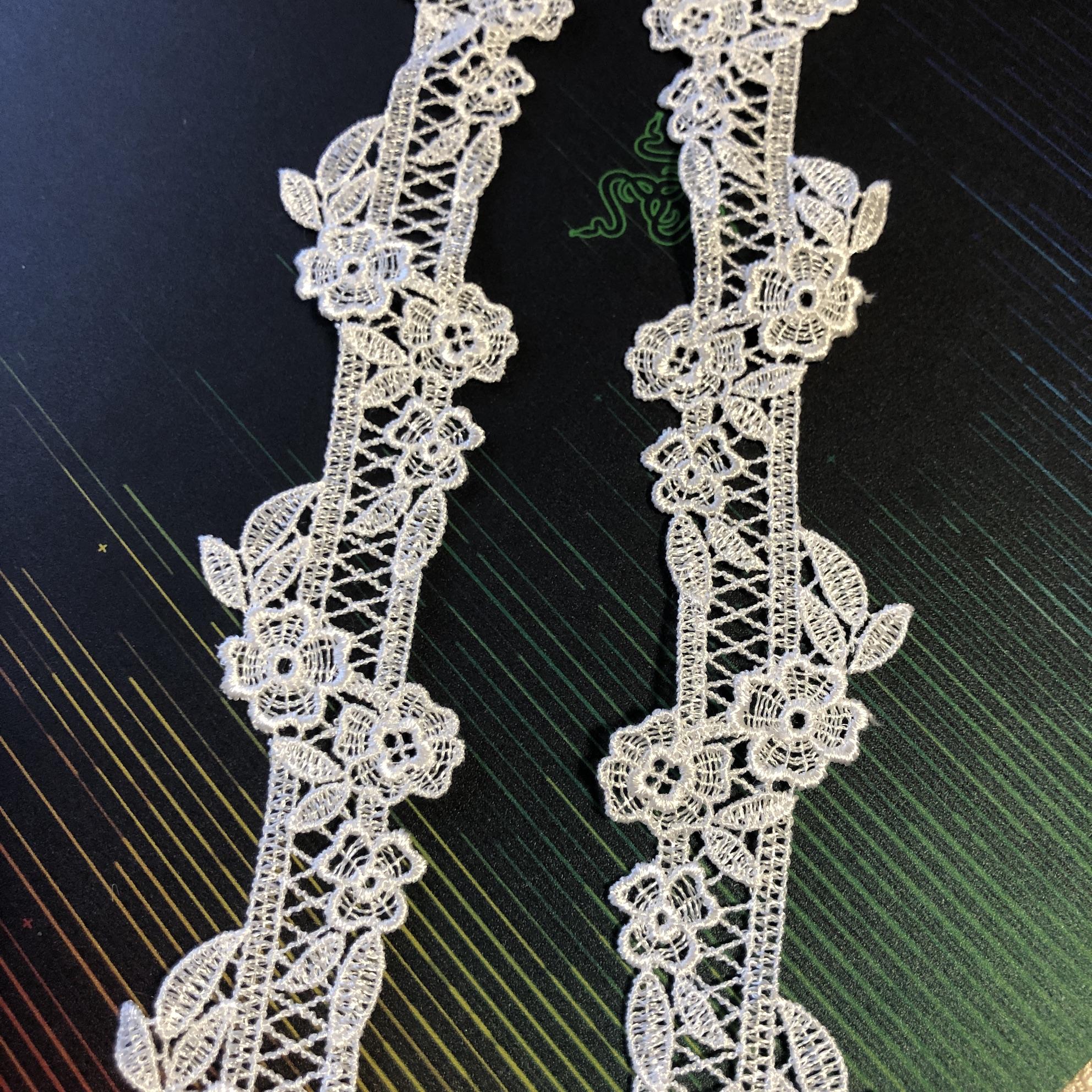 27mm White Lace Trim