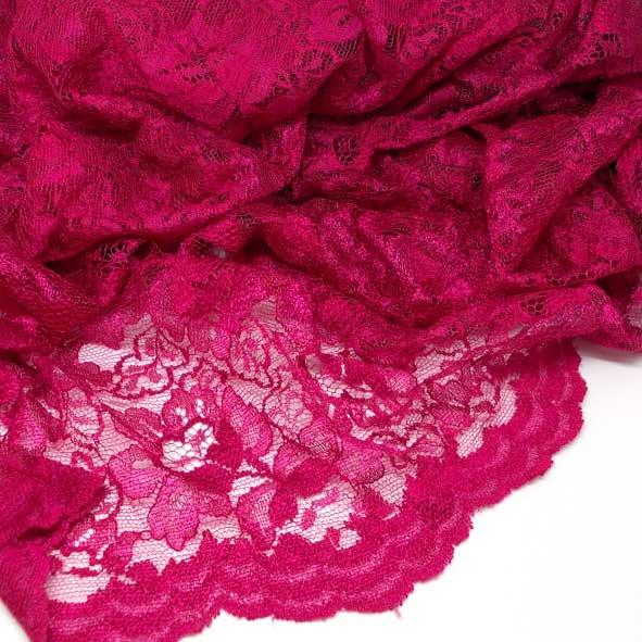 Pink Scalloped Lace Trim - 1.125 (PK0118S01) 