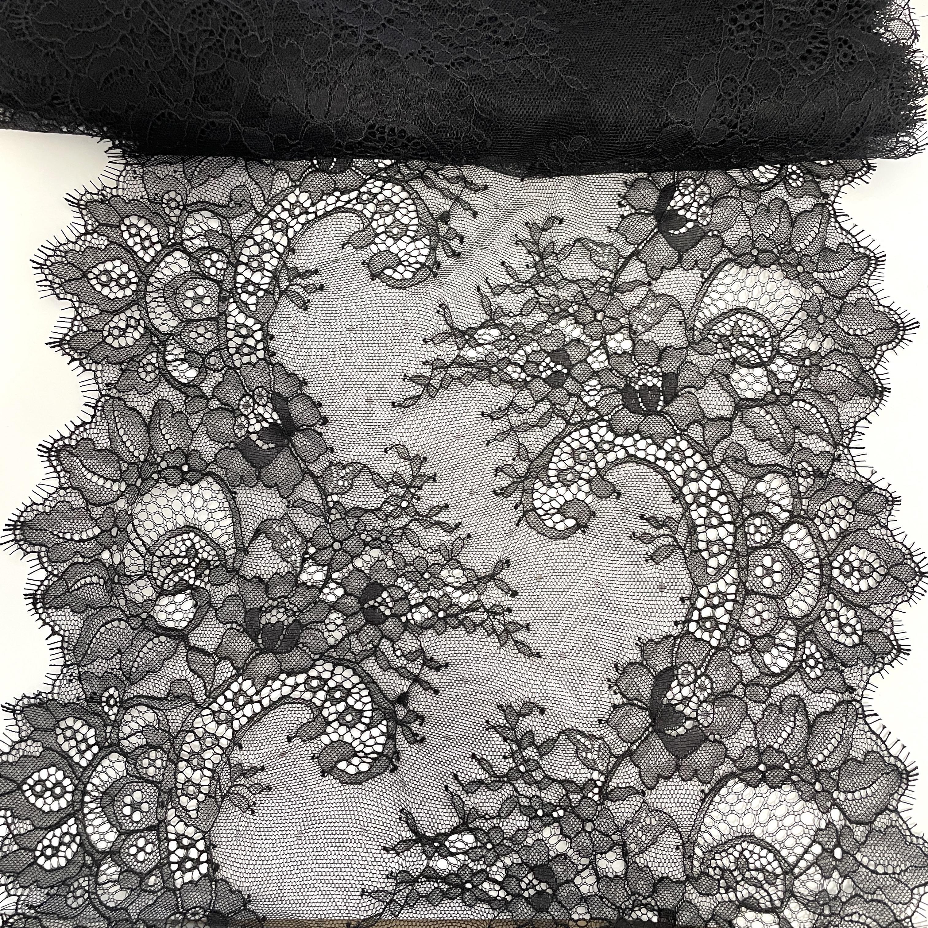 French Chantilly Lace - Black