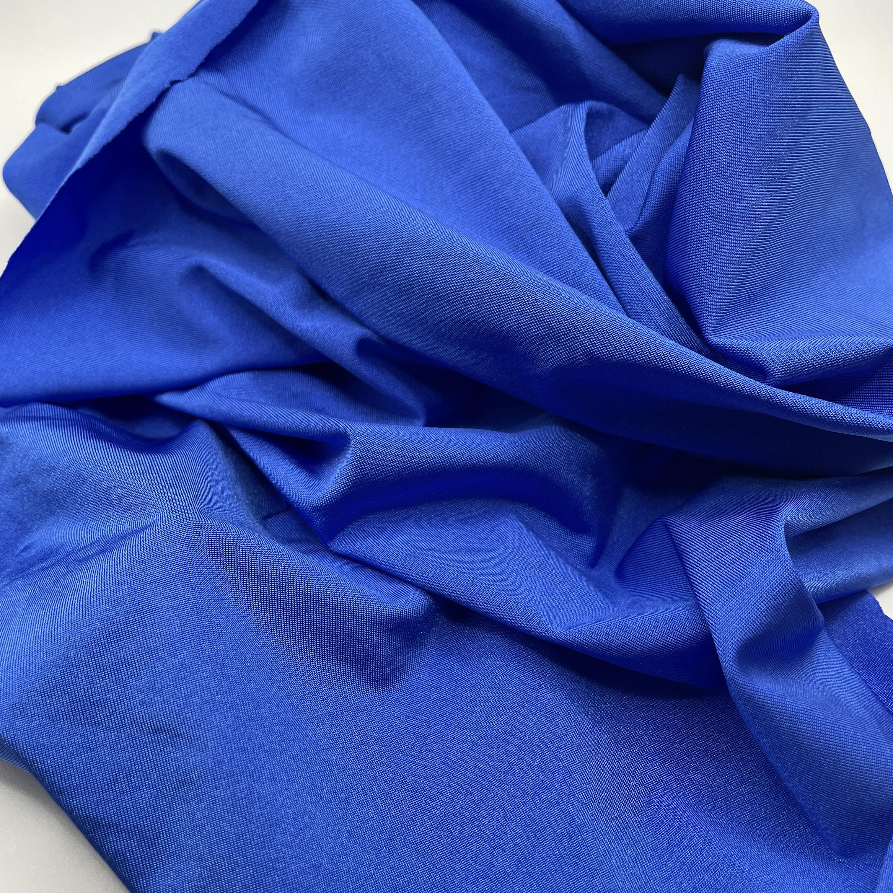 Swimwear/Lingerie Fabric - Polyamide Elastane (Folie) 145gsm - Stretch -  Plain - Royal BLUE