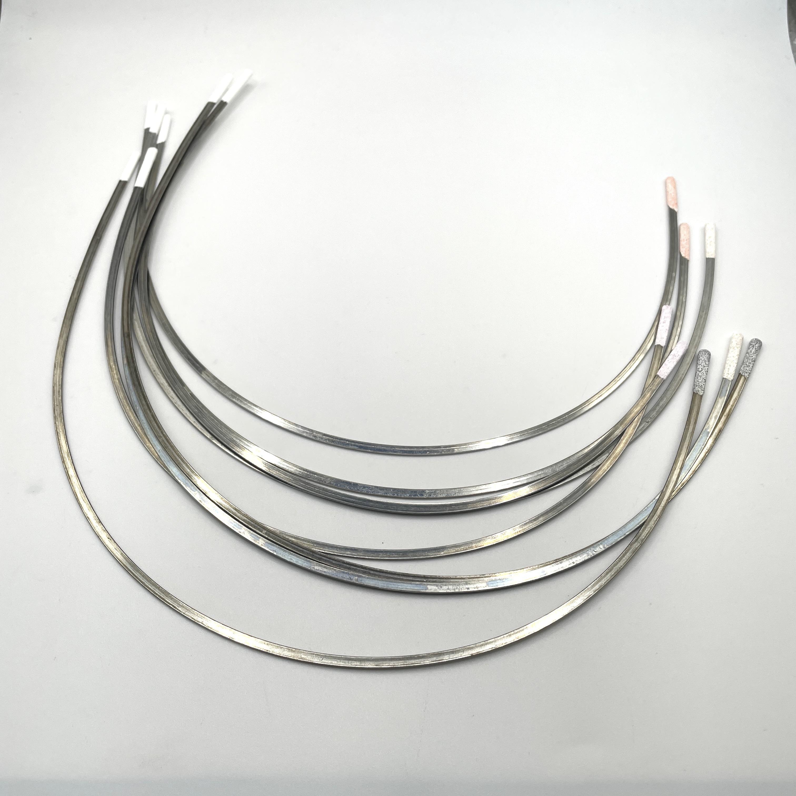 Bra Wires - PLASTIC, white - length 216mm, W38, per pair