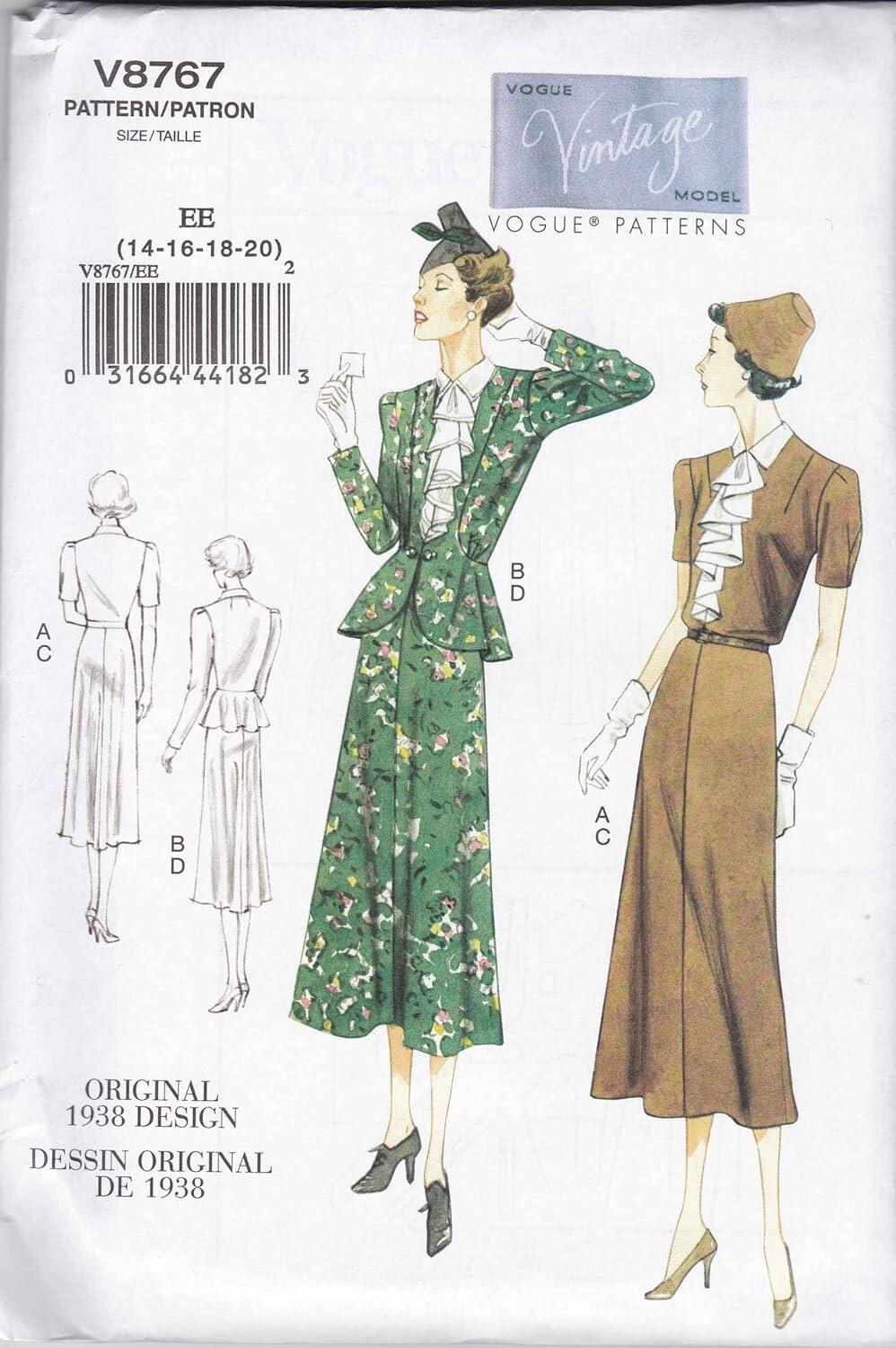 BUTTERICK PATTERNS Butterick B5882 Patterns by Gertie Misses' Dress (Sizes  12-20), D5 (12-14-16-18-20)