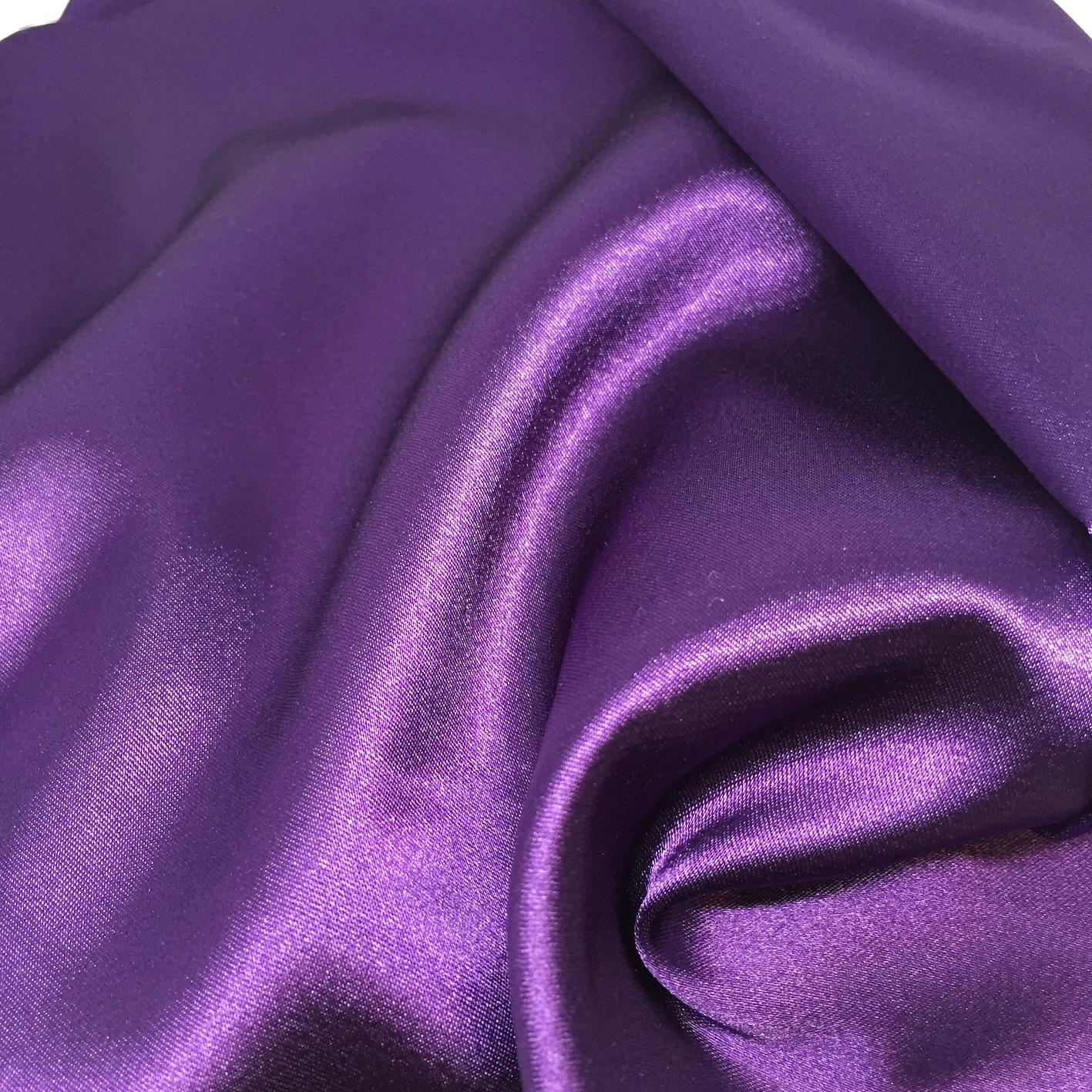 Fabric - Bra/Lingerie Making - Satin - Stretch One-Way - REGAL PURPLE